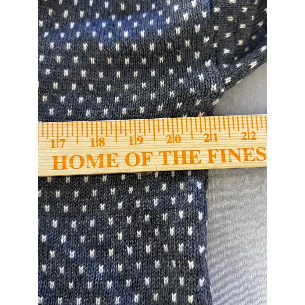 Garnet Hill Gray & White Shawl Collar Button Cardigan - Picture 7 of 9
